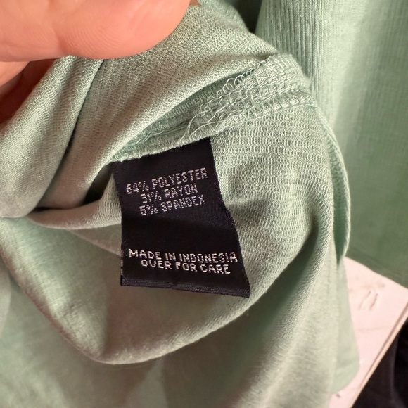 ALYX mint green three-quarter sleeve blouse with shoulder cutouts, size XL - Picture 4 of 5